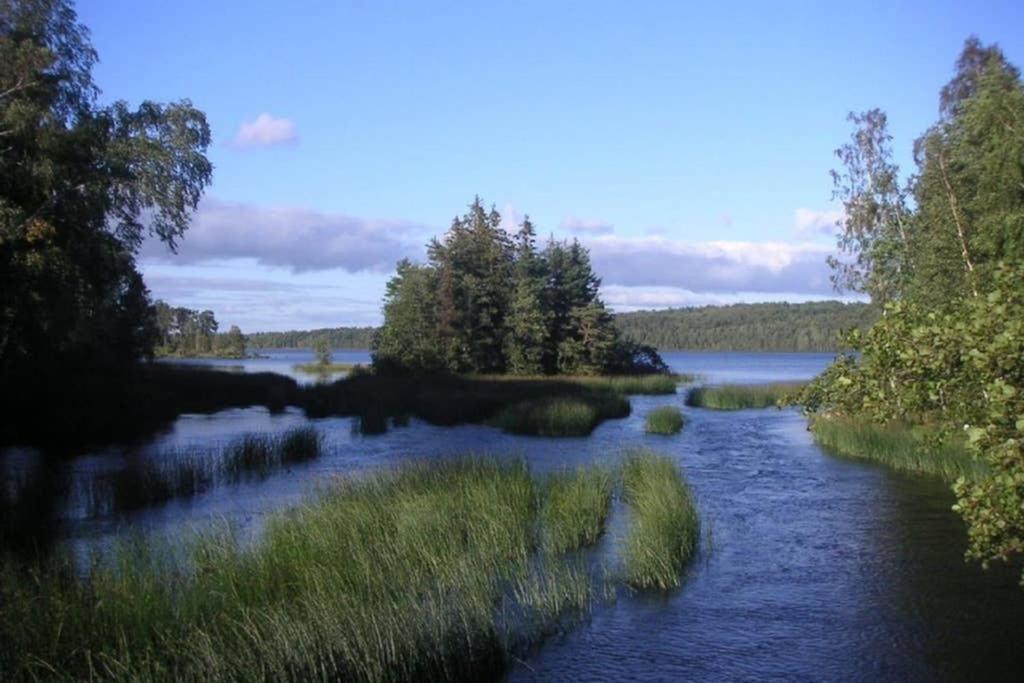 Romantiskt boende lyåsa Villa Lammhult Exteriör bild